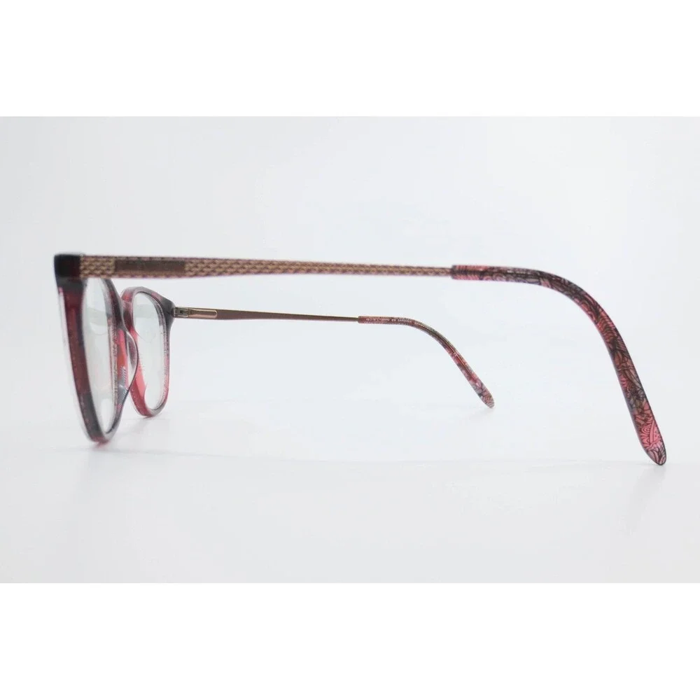 Ellen Tracy CV Sardinia Berry Swirl Eyeglasses Frames 49-16-135 Oval Patterned